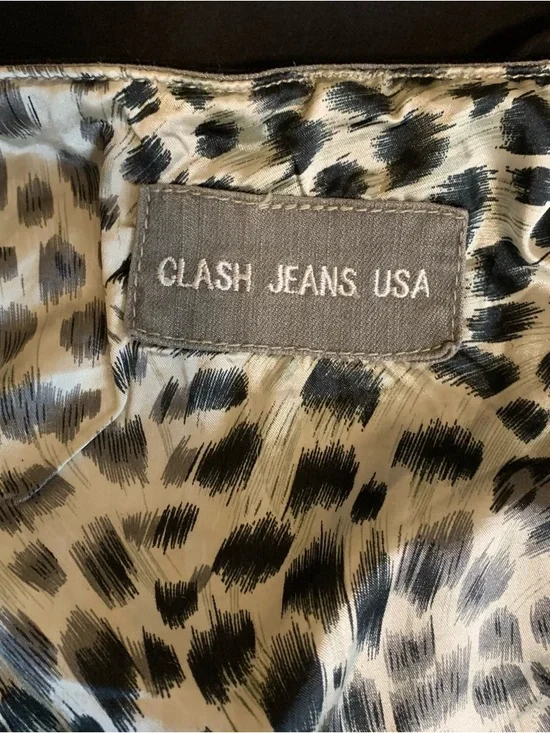 Vintage Y2K Clash Buckle Vest Gray Cotton Clash Jeans USA - Picture 5 of 5